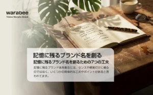 記憶に残るブランド名を創る