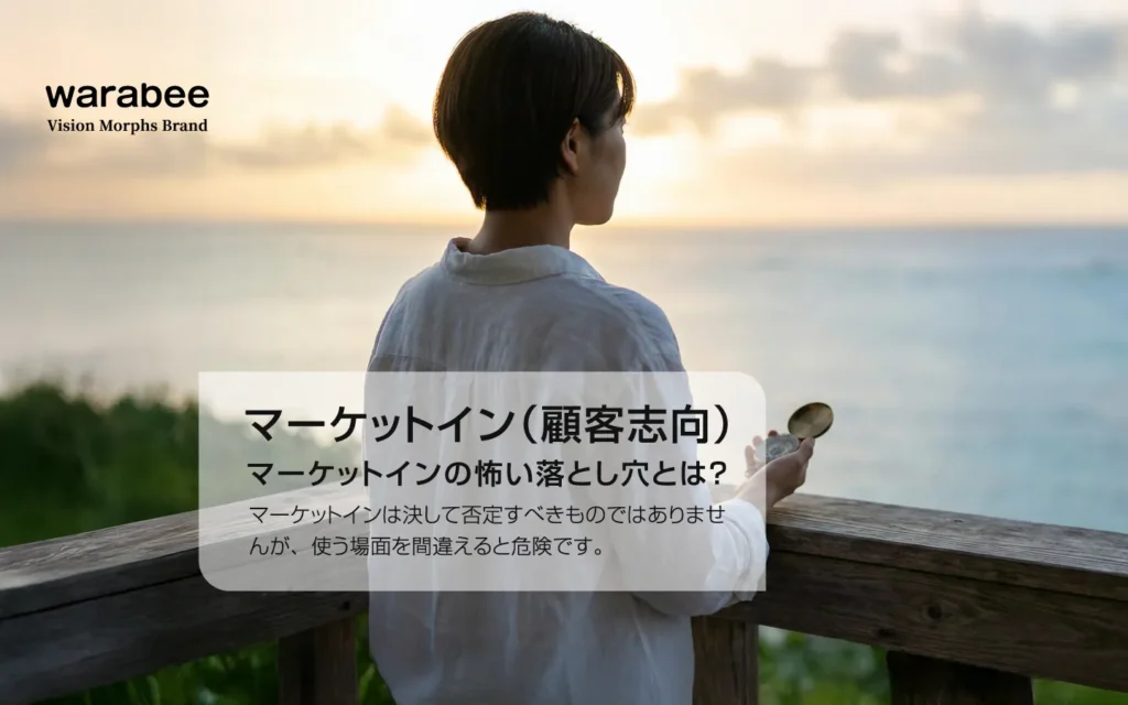 マーケットインの喧騒から離れ、自社のブランドの軸（羅針盤）を再確認する